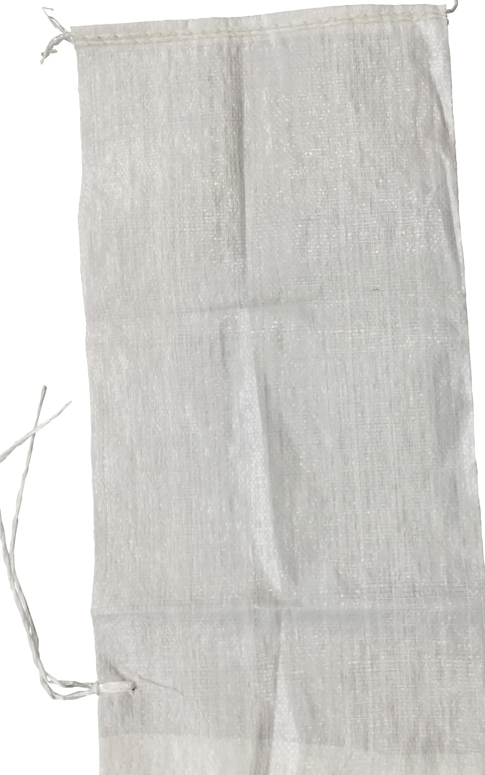 Gewebesack Sandsack 60 x 30 cm weiß mit Band zum Verschließen