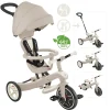 Globber Dreirad für Kinder Explorer Trike 4-in-1 Eco creme/weiß