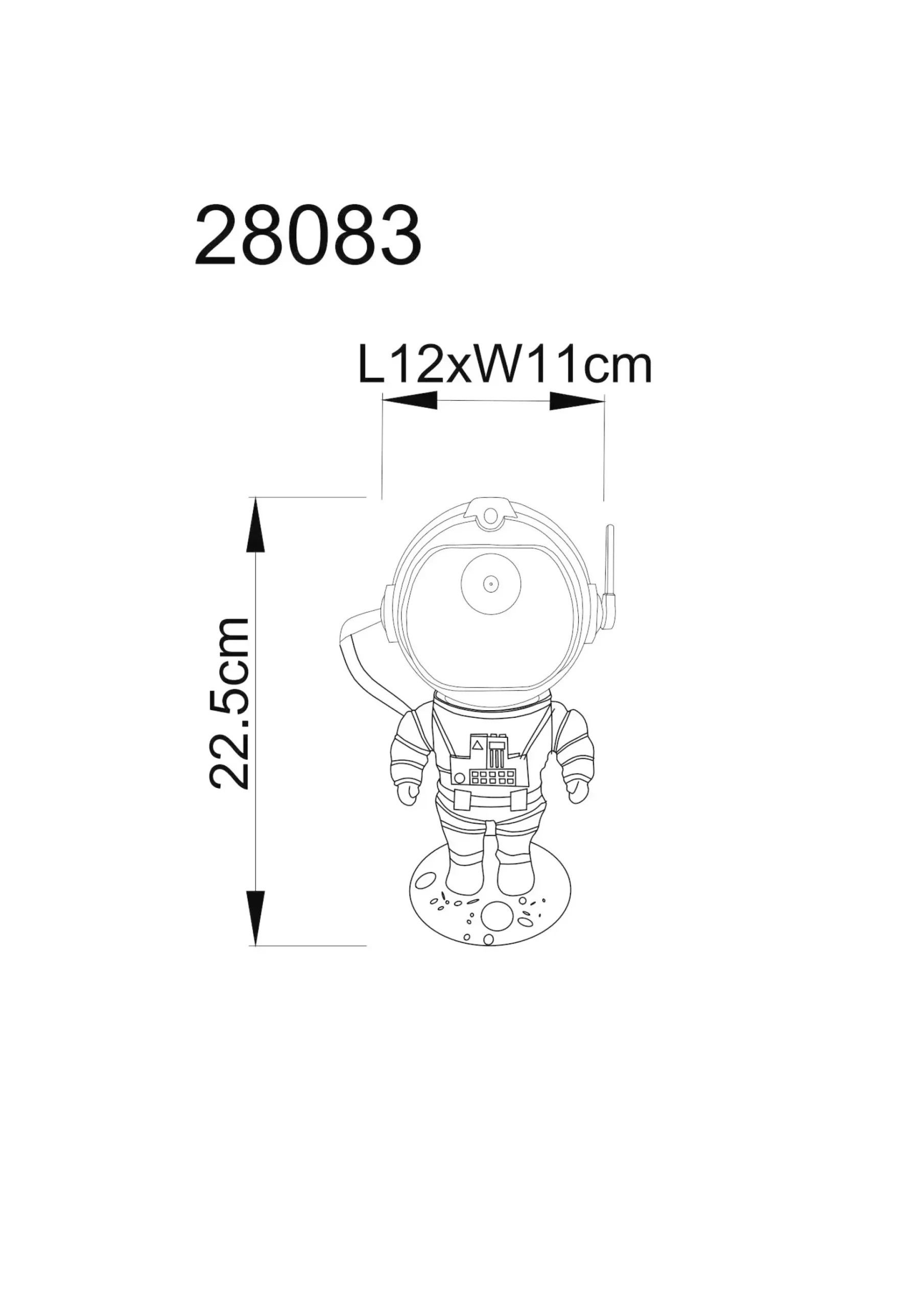 Globo Tischleuchte Cosmo 4,5W RGBW Kunststoff