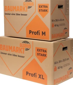 Globus Umzugskarton Profi M Innenmaß: 54 x 28,6 x 32 cm