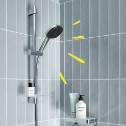 Grohe Brausestange 3 Strahlarten Vitalio Comfort 110 chrom 60 cm