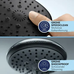 Grohe Brausestange 3 Strahlarten Vitalio Start 110 chrom 60 cm