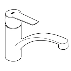 Grohe Quickfix Küchenarmatur Start chrom