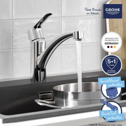 Grohe Quickfix Küchenarmatur Start chrom