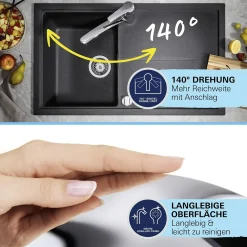 Grohe Quickfix Küchenarmatur Start chrom
