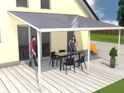 Gutta Terrassenüberdachung Basic 306x406cm weiß