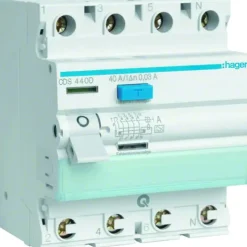 Hager Fehlerstromschutzschalter 40/0,03A 4-polig CDS440D QuickConnect