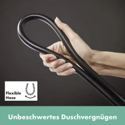 Hansgrohe Brauseschlauch Isiflex 1,6 m mattschwarz