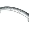 Hettich Möbelgriff  Aluminium Optik 16 x 124 x 24 mm - 1 Stück