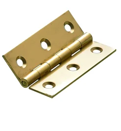 Hettich Schmales Scharnier Messing, matt, 64 x 40 mm