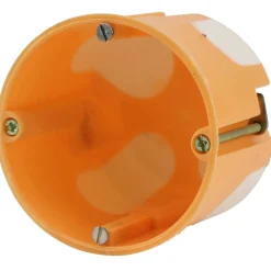 Hohlwand-Schalterdose mit Menbran 61 mm orange