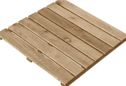 Holzfliese Kiefer 50 x 50 x 3 cm kesseldruckimprägniert 1 Stück