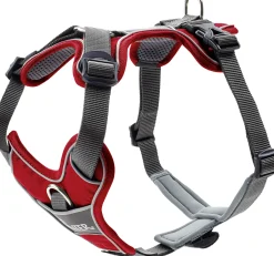 Hunter Hundegeschirr Divo M rot/grau