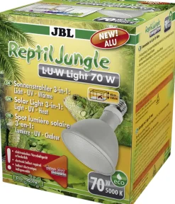 JBL Breitstrahler ReptilJungle L-U-W Light Alu 70W weiß / transparent