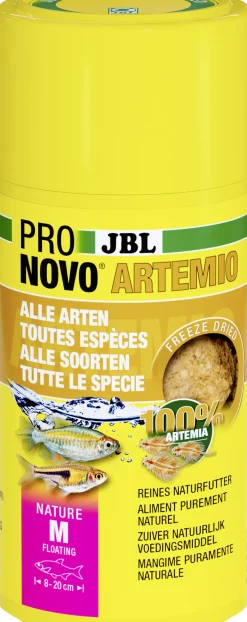 JBL Fischfutter Pronovo Artemio Artemia-Leckerbissen Fischfutter 100 ml