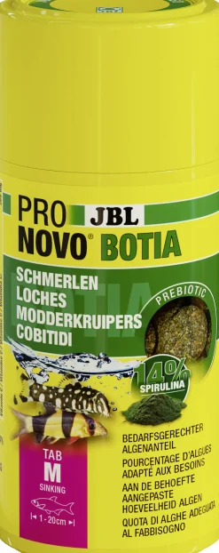 JBL Fischfutter Pronovo Botia Tab Fischfuttertabletten M 100 ml