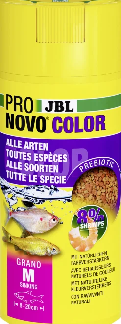 JBL Fischfutter Pronovo Color Grano M Fischfuttergranulat 250 ml