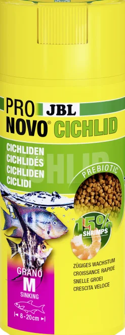 JBL Fischfutter Pronovo Cichlid Grano M Fischfuttergranulat 250 ml
