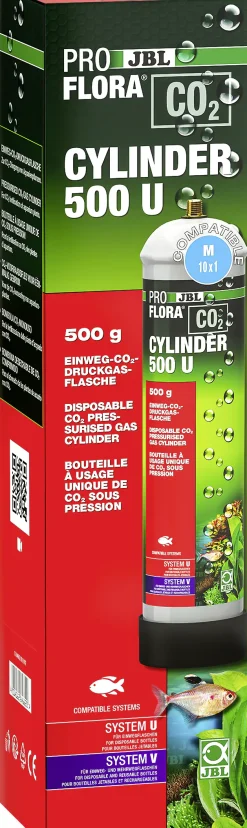 JBL Proflora CO2 Einwegflasche Cylinder 500 U befüllt mit 500 g CO2