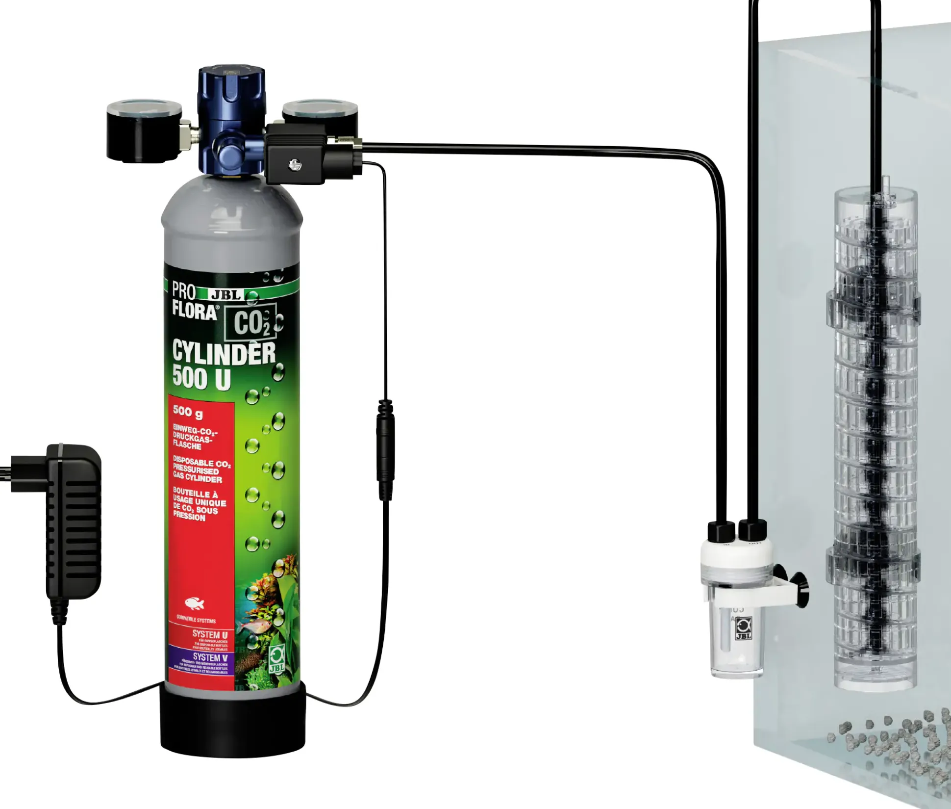JBL Proflora CO2-Düngeanlage Advanced Set U Komplettset