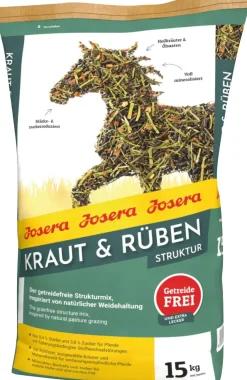 Josera Pferdefutter Kraut & Rüben Struktur Müsli 15 kg