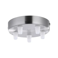 JustLight Lampenbaldachin 5-flammig stahl 12 x 2,5 cm