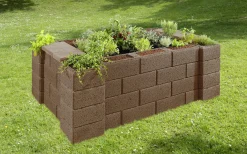 Kann Hochbeet-Set 6 Garten 230 x 150 x 85 cm braun