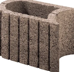 Kann Pflanzstein Mini Plus 35 x 20 x 20 cm braun