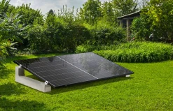 Kann Solarmodulhalter 80 x 11,3-25,4 x 12 cm grau