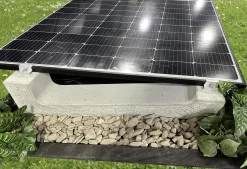 Kann Solarmodulhalter 80 x 11,3-25,4 x 12 cm grau