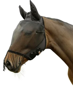 Kerbl Covalliero Fliegenschutzmaske Pony mit Ohrenschutz & Nüsternkordel