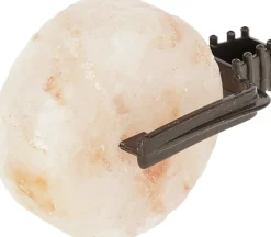 Kerbl Leckstein aus Bergkristallsalz 80 g  Ø 5 cm inklusive Halter