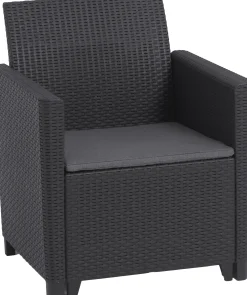 Keter Gartenmöbel-Set Marie Kunststoff in Rattan-Optik