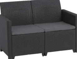 Keter Gartenmöbel-Set Marie Kunststoff in Rattan-Optik