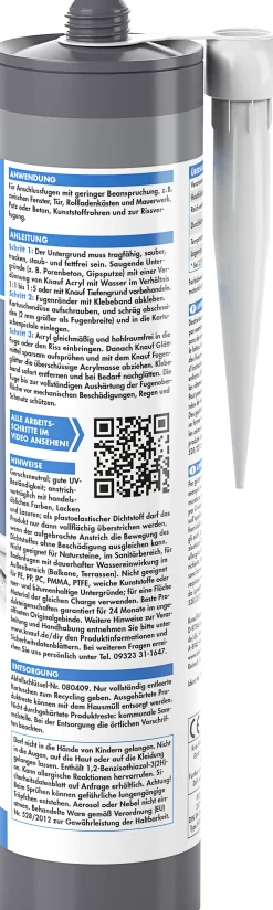 Knauf Acryl grau 300 ml