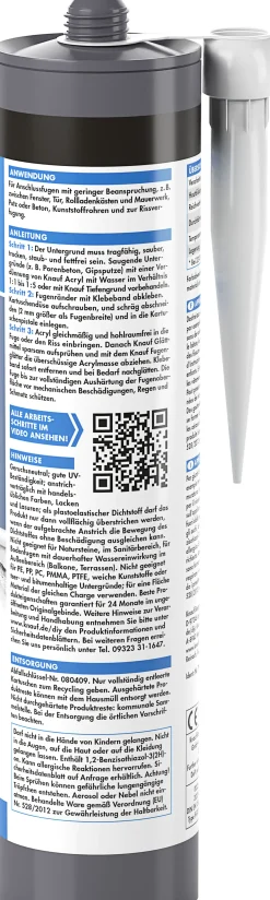 Knauf Acryl schwarz 300 ml