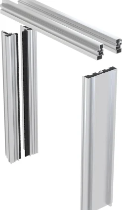 Knauf Aluminium-Spachtellaibung Pocket Kit Easy für Glastürblatt CW 100