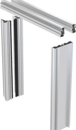 Knauf Aluminium-Spachtellaibung Pocket Kit Easy für Glastürblatt CW 75