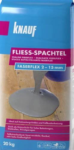 Knauf Fließspachtel Faserflex 20 kg, für Innen und Außen