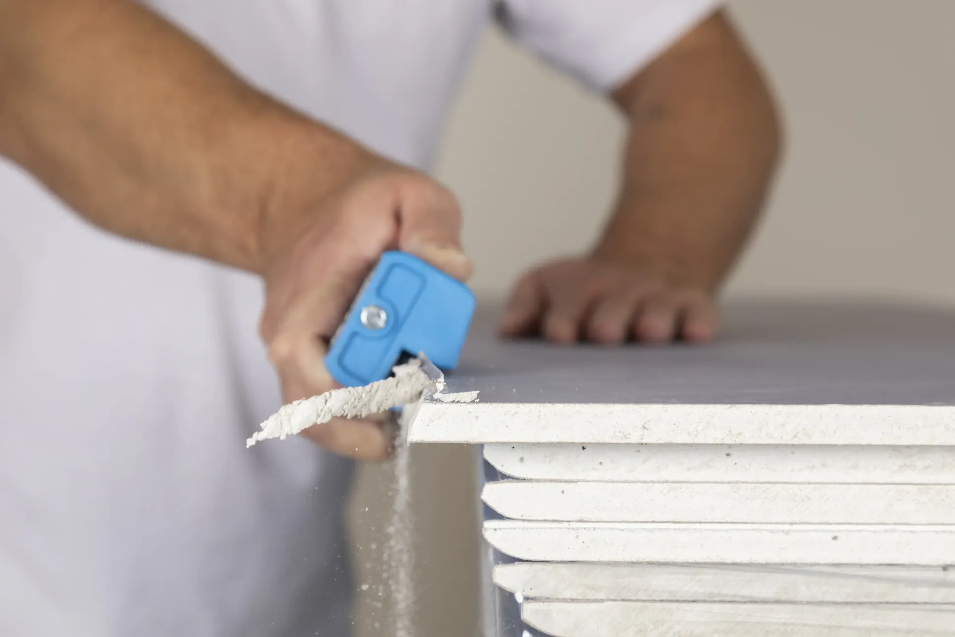 Knauf Kantenhobel 2 in 1 für Gipsplatten