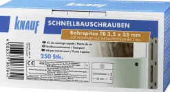 Knauf Schnellbauschrauben 3,5 x 35 mm, PH 1, 250 Stück