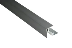 Kovalex Einfassprofil Aluminium 250 x 4,2 x 2,6 cm anthrazit