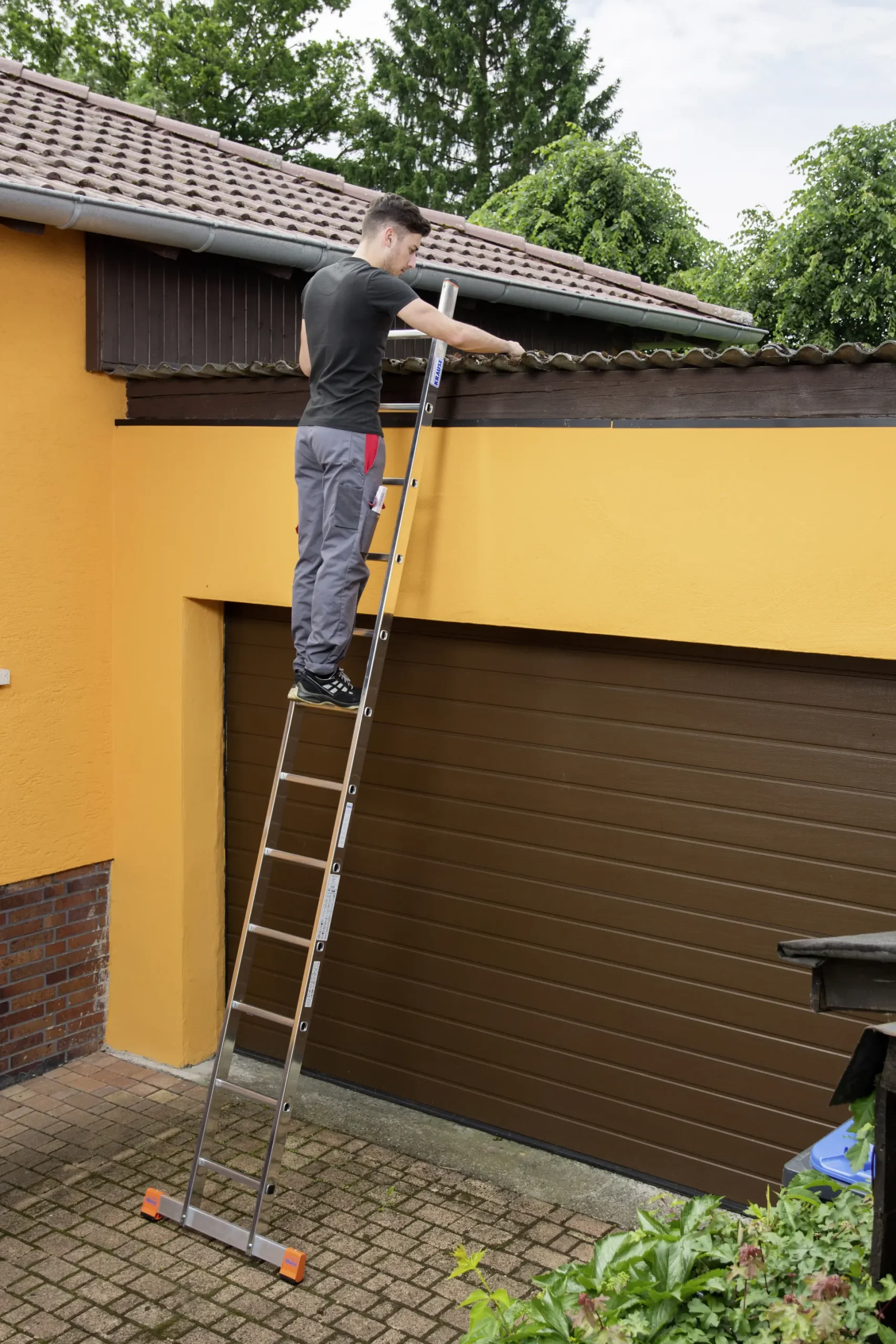 Krause Aluminium-Anlegeleiter MONTO Sibilo 4,40 m
