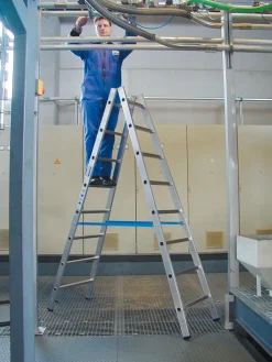 Krause Aluminium-Doppelleiter STABILO 4,60 m