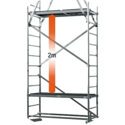 Krause Arbeitsgerüst 1.Aufstockung MONTO ClimTec Aluminium
