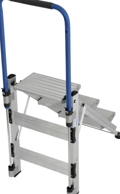 Krause Klapptreppe Stabilo 3 Stufen 75 cm mit Bügel