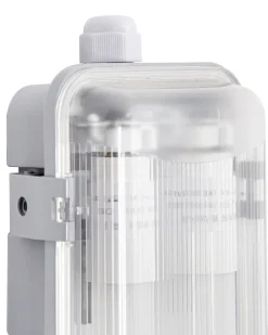 LED Feuchtraumleuchte Marina 2-flammig 120 cm 2x18 W, G13, 1800 lm, weiß