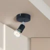LED Leuchte 1er Spot Linos 1 schwarz Ø 8 x 11 cm warmweiß