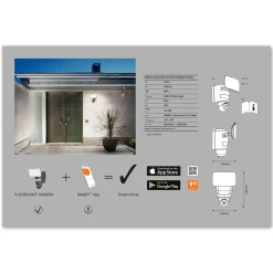 Ledvance LED Außenleuchte Endura Pro mit Kamera, Gegensprechanlage