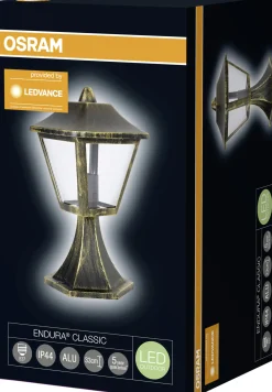 Ledvance Wegeleuchte Endura Classic schwarz/gold